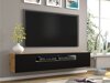 TV-meubel Morteo 104 (Artisan eiken + Zwart)