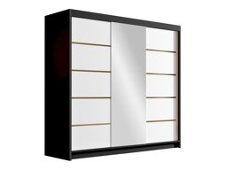 Kledingkast Closico Plenor VI (Zwart + Wit)