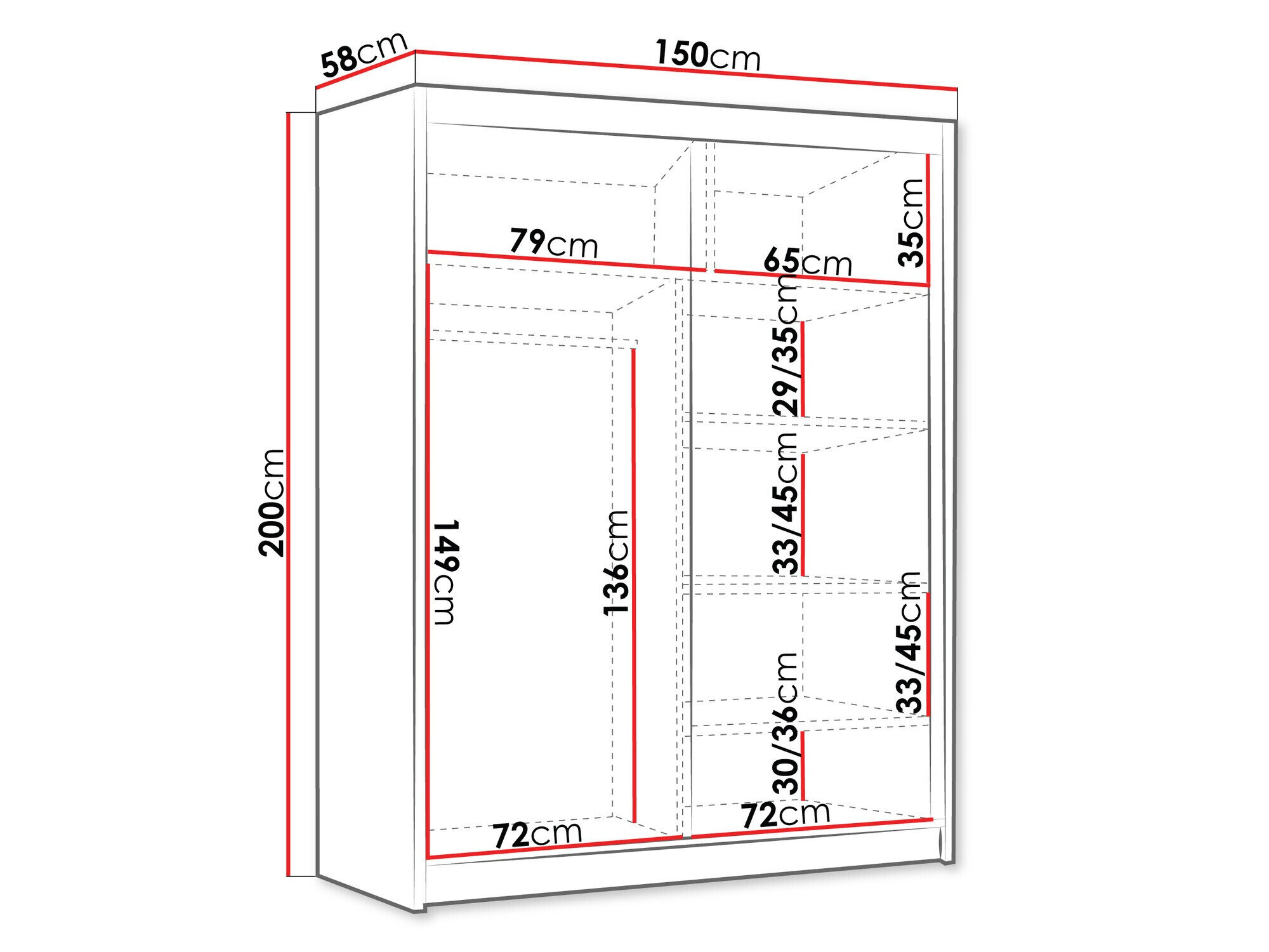 Garderobeskab Closico Capsa III (Kashmir)