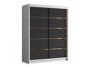Kledingkast Closico Capsa III (Wit + Zwart)