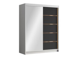 Kledingkast Closico Capsa III (Wit + Zwart)