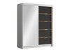 Kledingkast Closico Capsa III (Wit + Zwart)