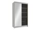 Kledingkast Closico Corden III (Wit + Zwart)