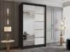 Kledingkast Closico Corden III (Zwart + Wit)