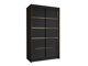 Kledingkast Closico Corden III (Zwart)