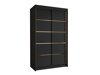 Kledingkast Closico Corden III (Zwart)