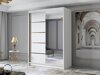 Kledingkast Closico Fornix III (Wit)