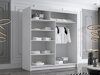 Kledingkast Closico Vallor III (Wit)