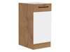Modulaire kast met deuren Wood White 120