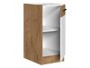 Modulaire kast met deuren Wood White 120