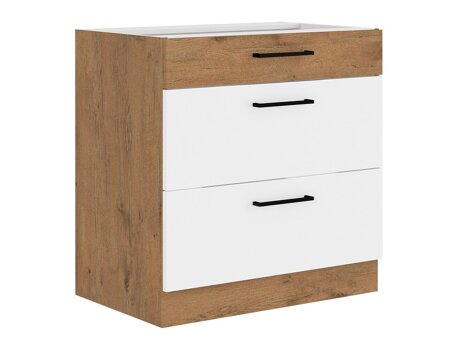 Modulaire kast met lades Wood White 123