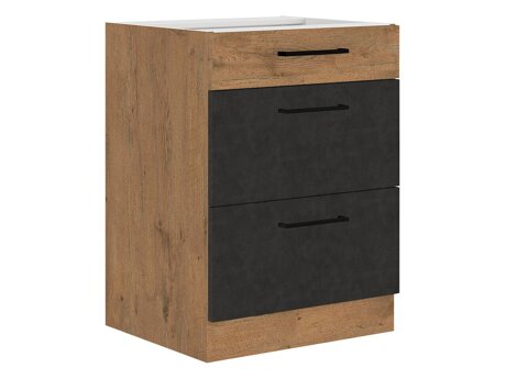 Modularna omarica s predali Wood Grey 115