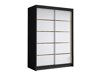 Riidekapp Closico Fornix III (Must + Valge)