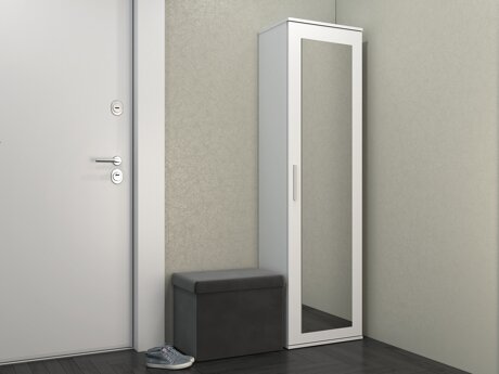 Garderobeskab Mandeville 127 (Mat hvid)