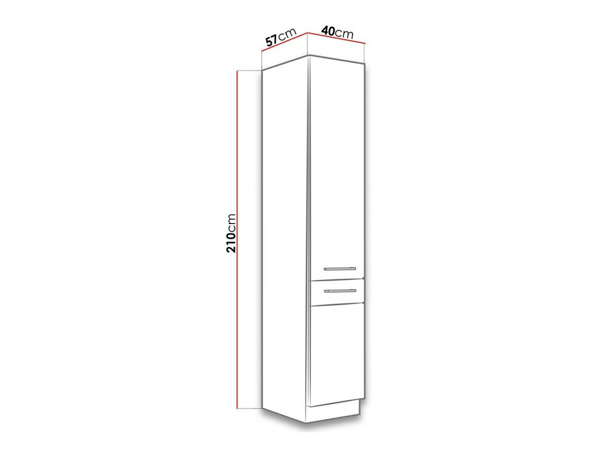Modulaire kast met deuren Wood White 119