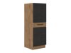 Modularna omarica s predalom in vrati Wood Grey 100