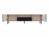 TV-meubel Romseru 105 (Zwart + Artisan eiken)