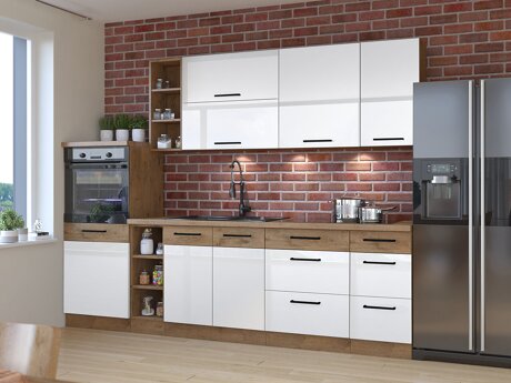 Modular kitchen set Wood White 136