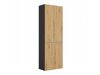 Cabinet de baie neancorat Nolmaru 100 (Antracit + Stejar artizan)