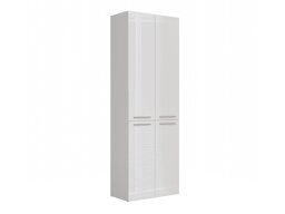 Staand badkamermeubel Nolmaru 102 (Wit + Glanzend wit)