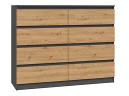 Komoda Elbvelu 101 (Antracit + Artisan hrast)