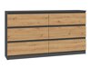 Kumode Elbvelu 102 (Antracīts + Artisan ozols)