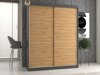 Ormar Mandeville 177 (Antracit + Artisan hrast)