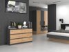 Скрин Elbvelu 102 (Антрацит + Artisan дъб)