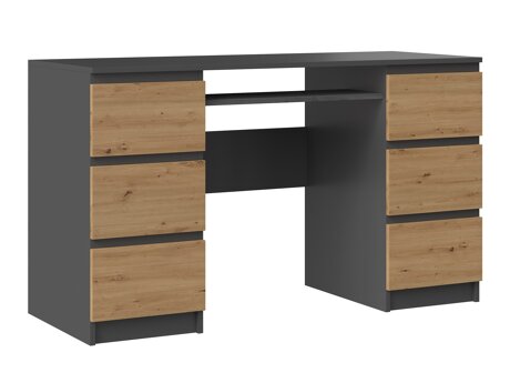 Skrivebord Mandeville 178 (Antracit + Artisan eg)