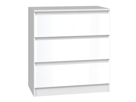 Kommode Elbvelu 106 (Glansfuld hvid)