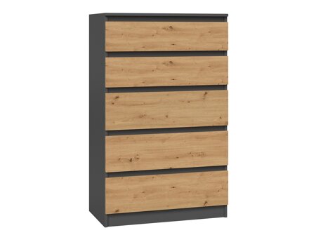 Ladekast Elbvelu 104 (Antraciet + Artisan eiken)