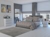 Ladekast Elbvelu 106 (Glanzend wit)