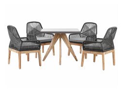 Set stola i stolica Nolsoro 105 (Crna)