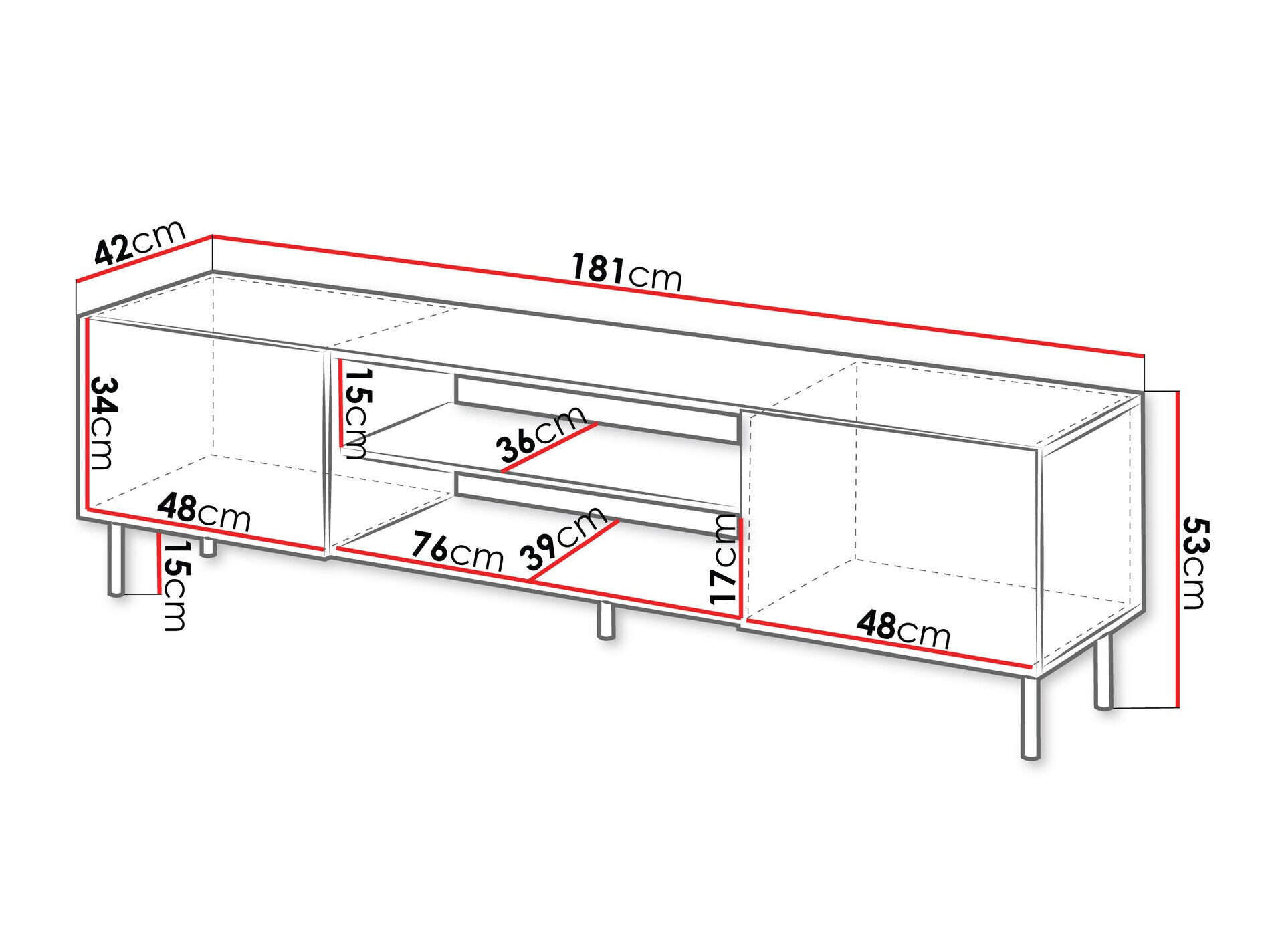 TV-meubel Studium (Afwezig)