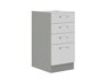 Modulaire kast met lades Multi White 122