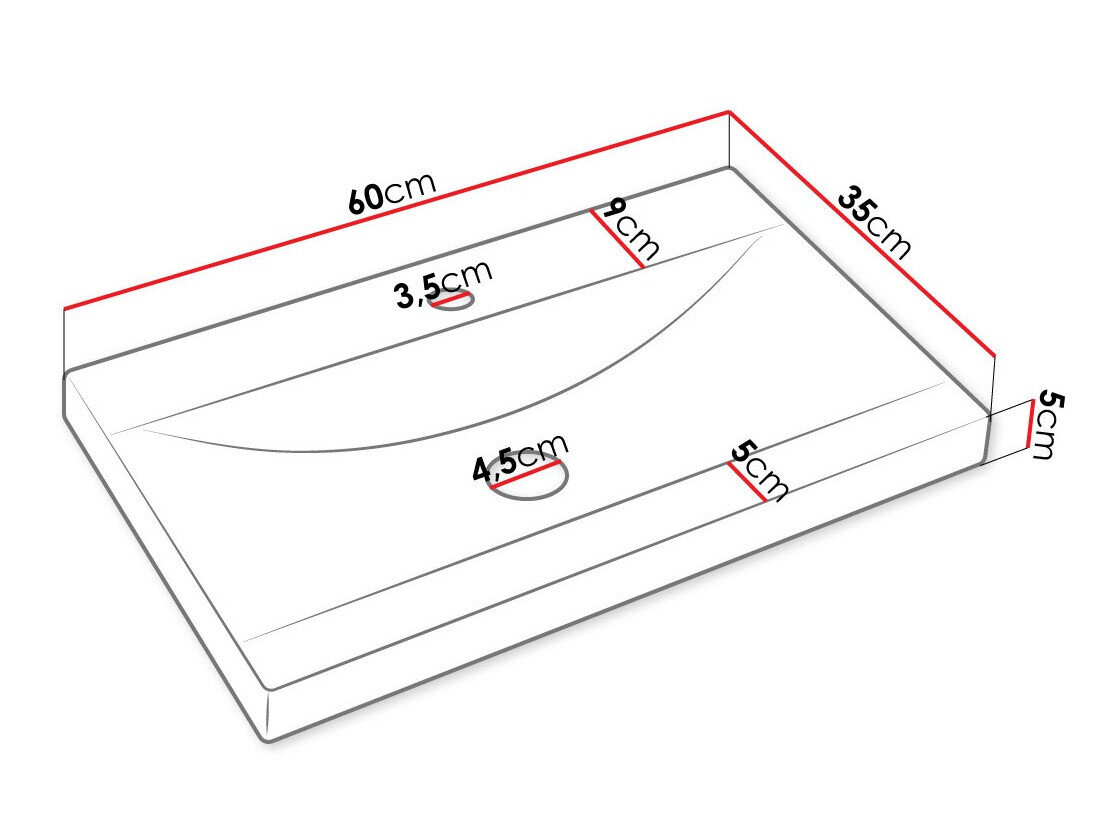 Badeværelsessæt Sarasota 168 (Bodega + Sort)