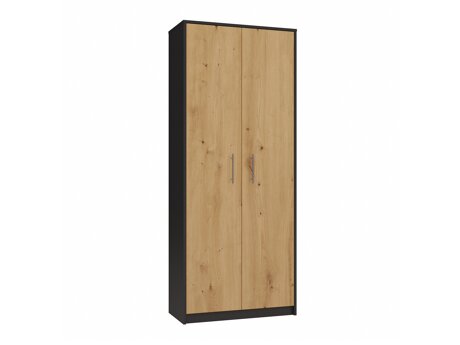 Boekenkast Mandeville 196 (Antraciet + Artisan eiken)