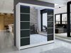 Kledingkast Closico Cavaris V (Wit + Zwart)