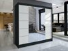 Kledingkast Closico Cavaris V (Zwart + Wit)