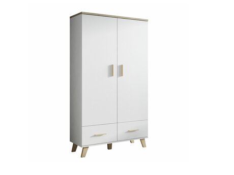 Kledingkast Larfloi 111 (Wit + Sonoma eik)