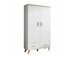 Kledingkast Larfloi 111 (Wit + Sonoma eik)