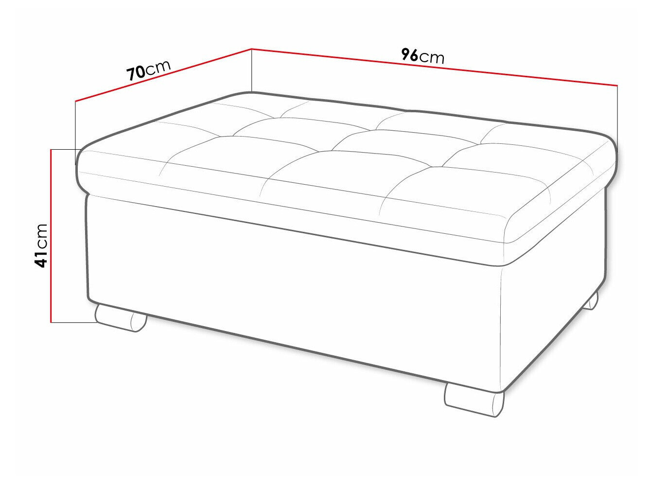 Polstret bænk Comfivo Gemma I (Soft 011 + Soul 20)