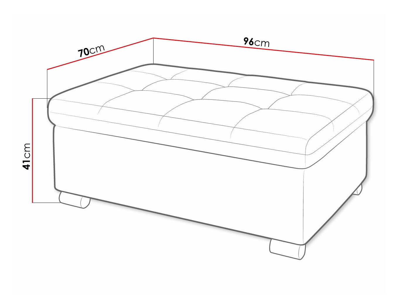 Polstret bænk Comfivo Gemma I (Soul 20 + Soul 13)