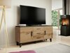 TV-bord Larfloi 107 (Wotan eg + Sort)