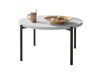 Salontafel Providence 176 (Glanzend wit + Zwart)
