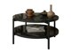 Salontafel Providence 177 (Glanzend zwart + Zwart)