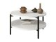 Salontafel Providence 177 (Wit + Zwart)