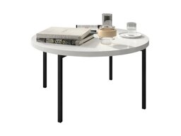 Salontafel Providence 178 (Glanzend wit + Zwart)