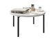 Salontafel Providence 178 (Glanzend wit + Zwart)