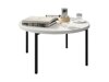 Salontafel Providence 178 (Glanzend wit + Zwart)